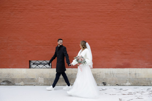 фотограф на свадьбу зимой